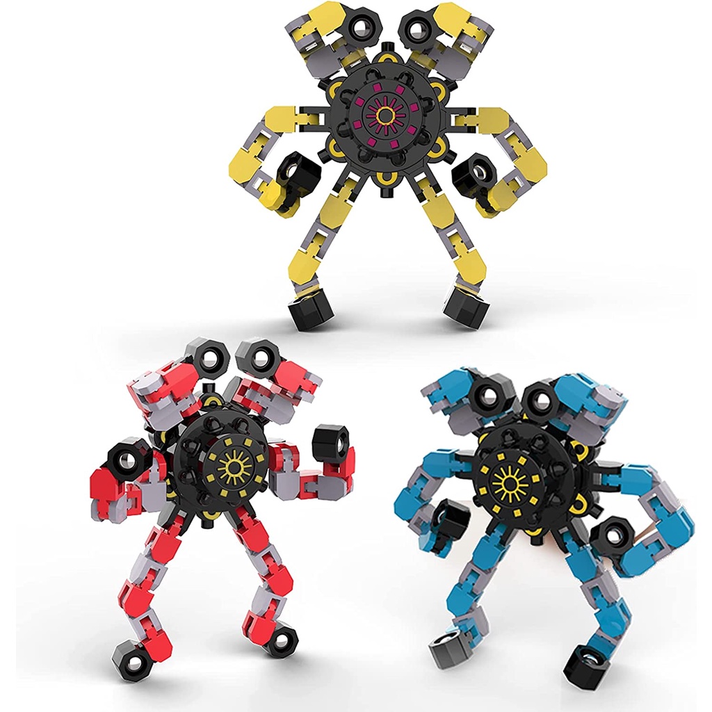 Đồ chơi con quay spinner robot biến hình thông minh 148-1