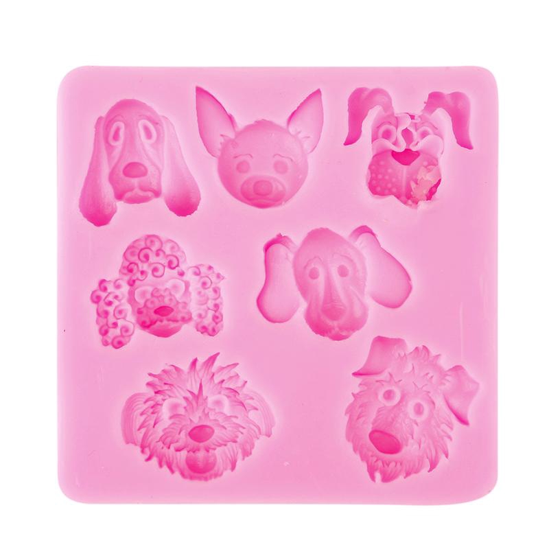 Lion Dog Deer Shape Silicone Fondant Bánh Khuôn Công cụ Trang trí Nấu ăn