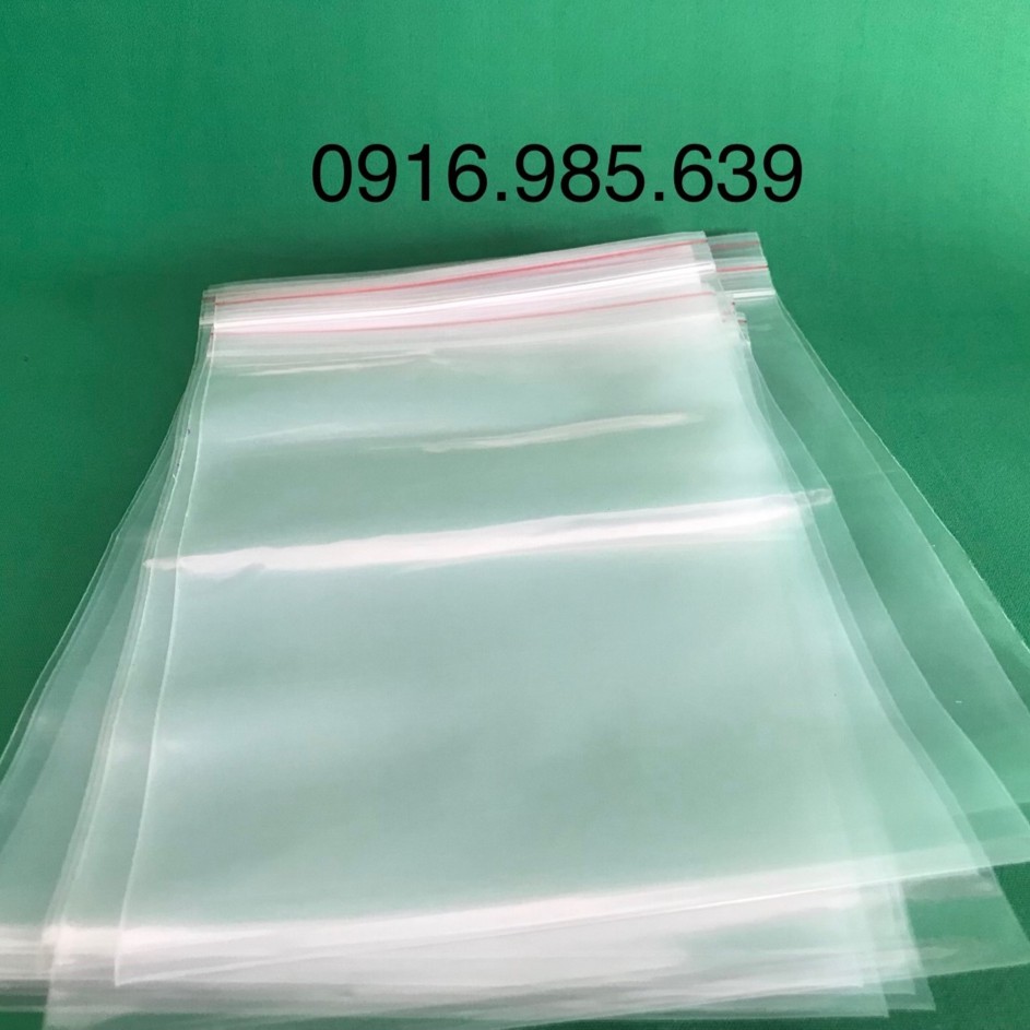 TÚI ZIPPER VIỀN ĐỎ - 1KG