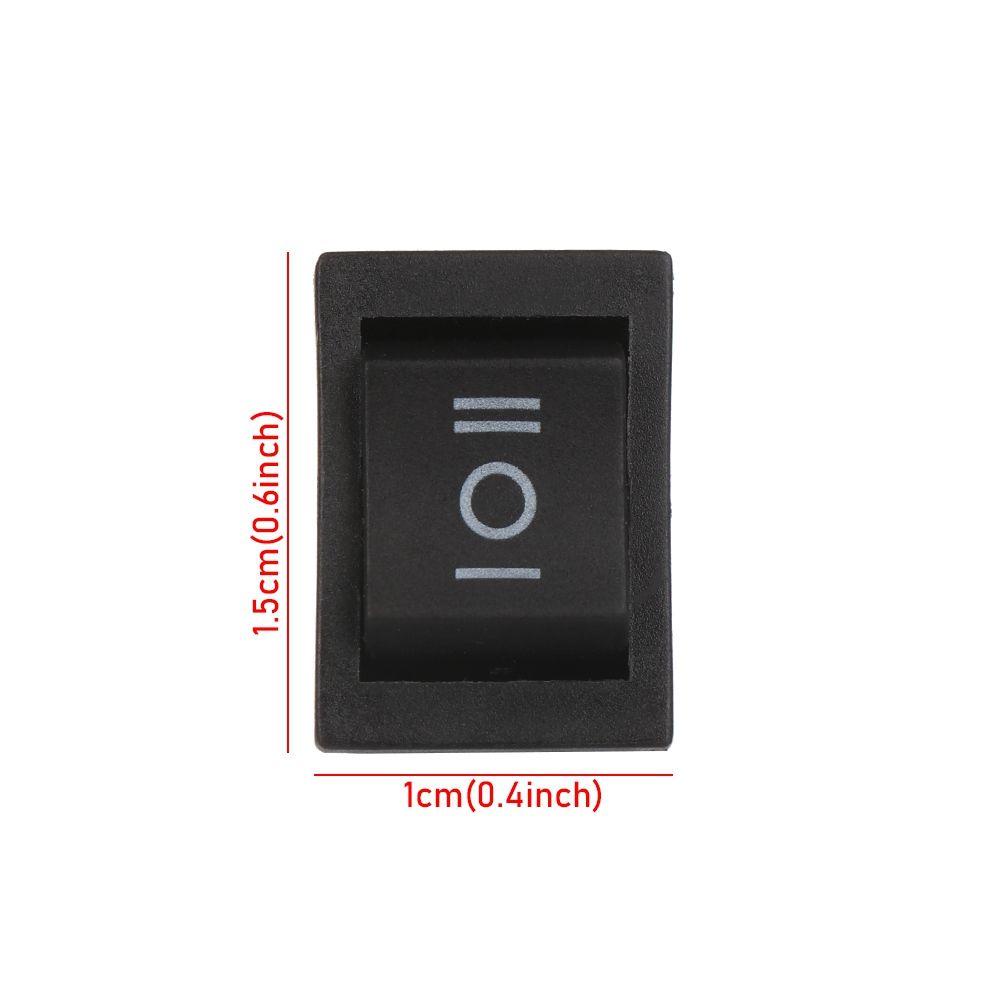 PISTA Set 5 Công Tắc Ấn 2 / 3 / 6Pin SPST Snap-in KCD1