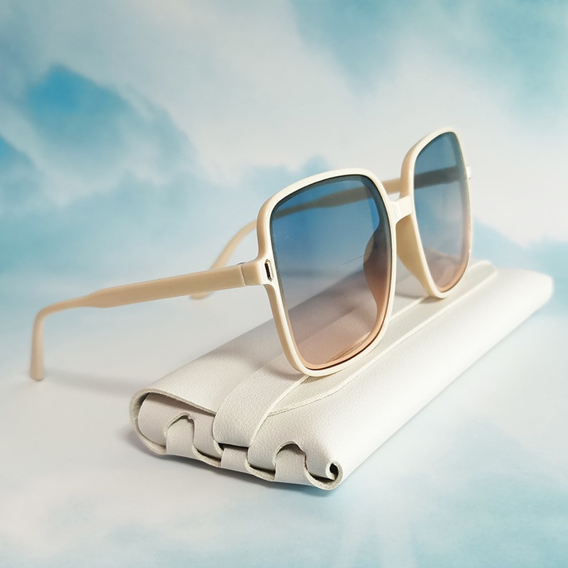 Kính Mát Gọng Vuông Lớn Phong Cách Retro Thời Trang Cho Nam Nữ