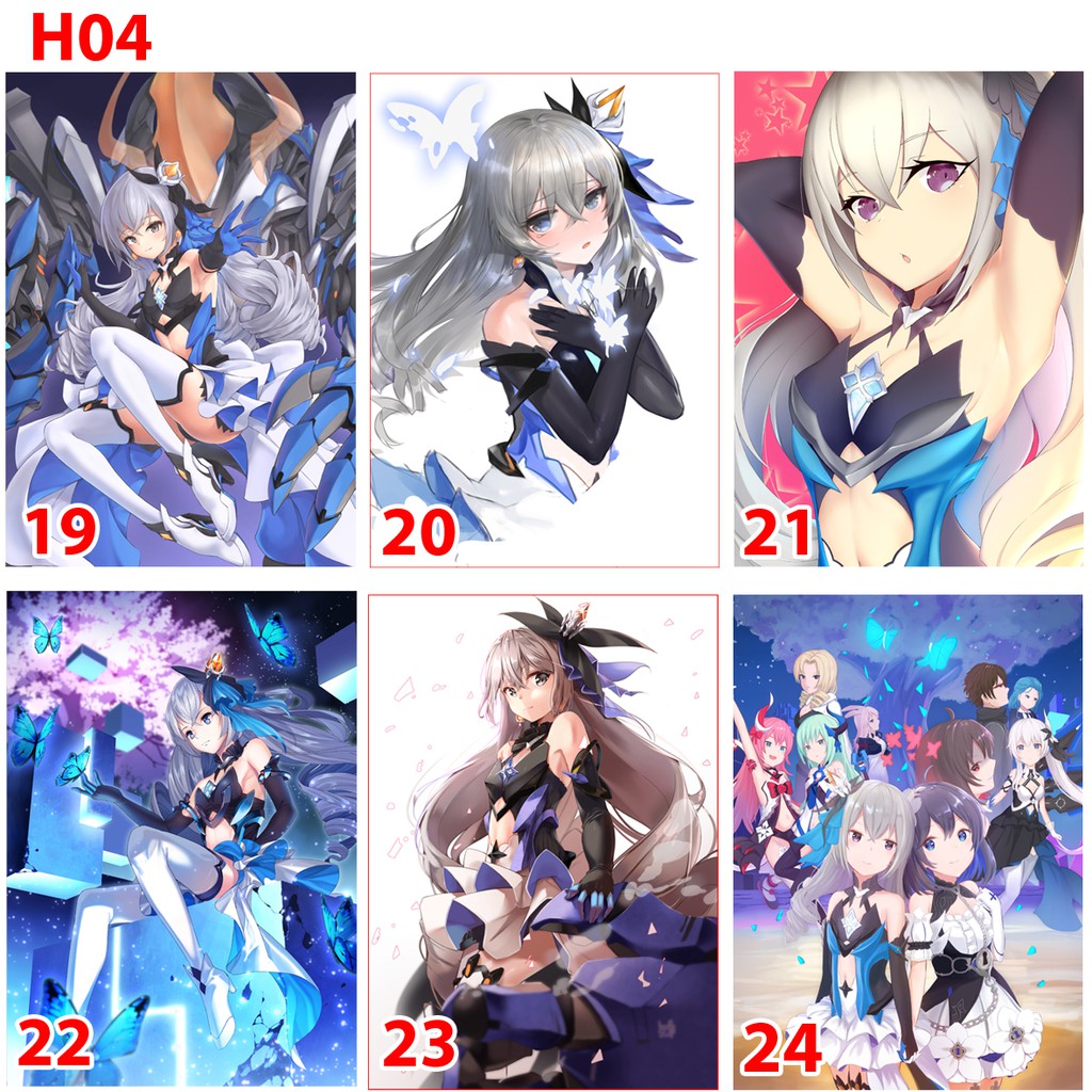 Poster / tranh dán tường Honkai Impact 3 Herrscher of Reason