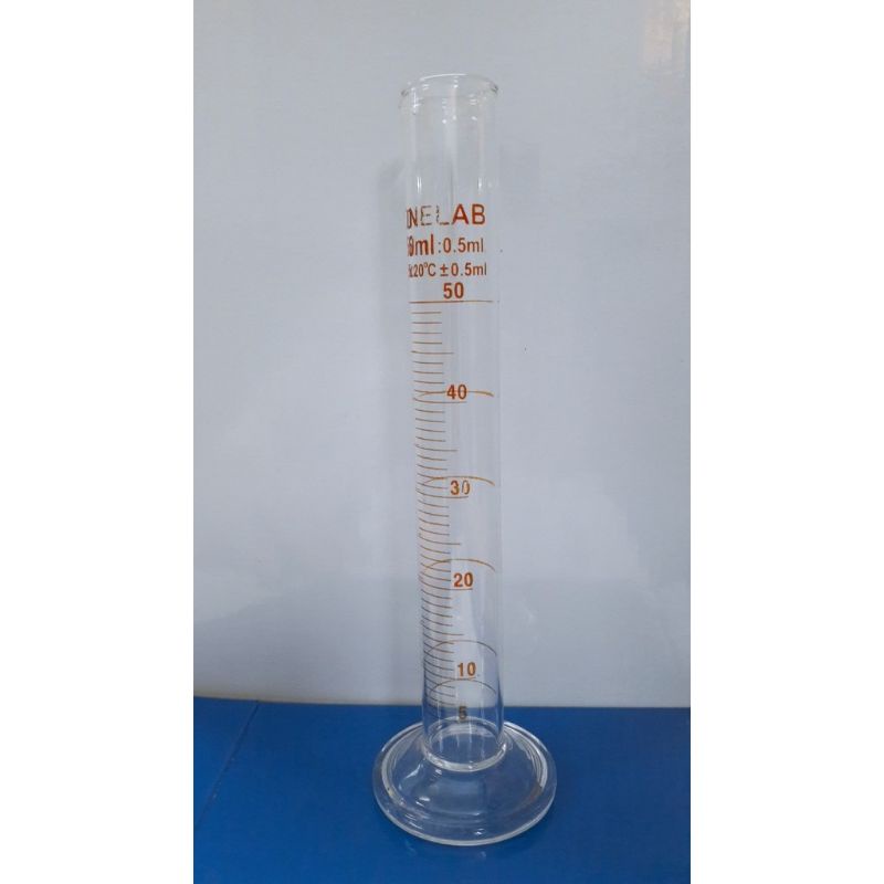 Ống đong thủy tinh 1000ml, đế tròn, đong dung dịch chất lỏng trong phòng thí nghiệm, tiện dụng, thủy tinh cao cấp