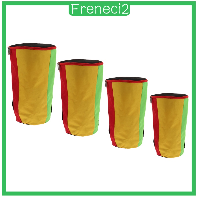 Vỏ Bọc Trống Djembe Nhiều Màu Kèm Dây Đeo Vai 8inch Freneci2