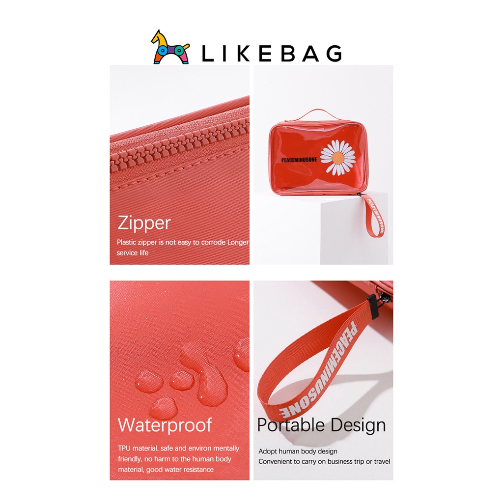 Túi đựng mỹ phẩm LIKEBAG tiện lợi chống nước 210AL1101 - LIBAGI