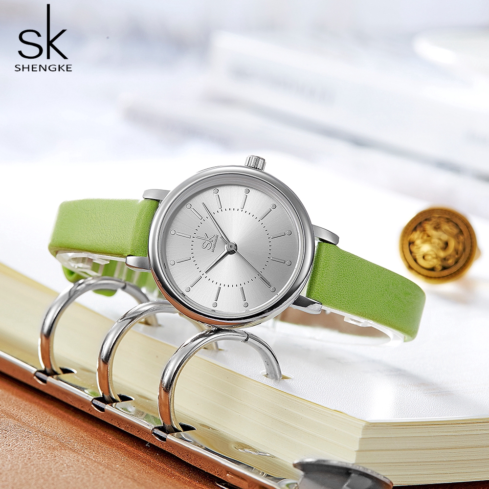 Đồng Hồ Nữ Shengke Kiểu Máy Thạch Anh Dây Đeo Da Thời Trang Cao Cấp | BigBuy360 - bigbuy360.vn