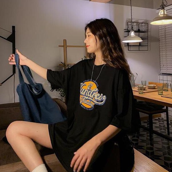 Áo thun tay lỡ form rộng - phông nam nữ cotton oversize - T shirt Handrciy vacation - 2N Unisex