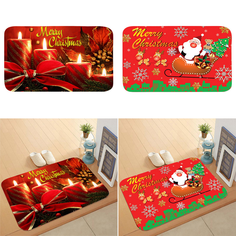 Thảm Nỉ Trải Sàn Trang Trí Giáng Sinh 2023 trang trí noel trang trí nhà cửa phòng ngủ