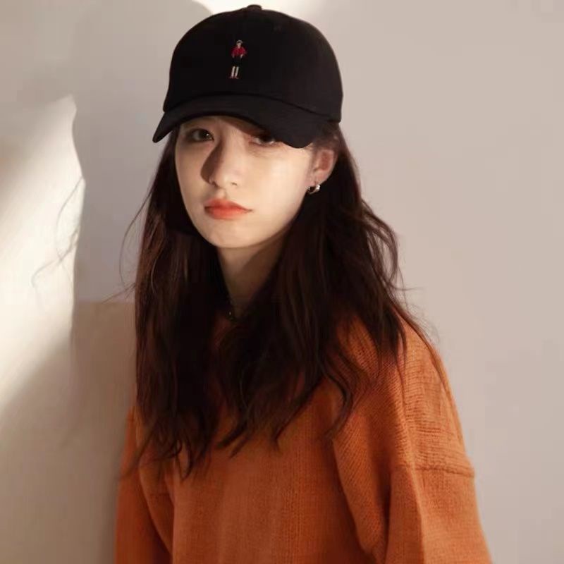 Mũ Lưỡi Trai Thêu Hình Nhân Vật Hoạt Hình Dễ Thương Phong Cách Hàn Quốc Dành Cho Nam Và Nữ