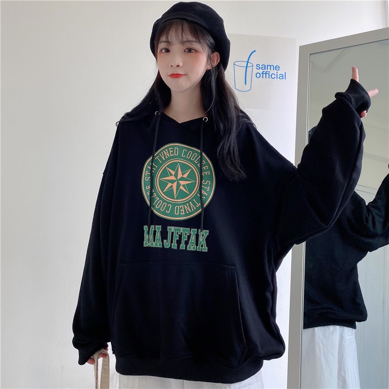 Áo Hoodie Nam Nữ Unisex Dài Tay, Áo có mũ Nỉ Bông Cổ Tròn Form Rộng 40kg-70kg Thời Trang Thu Đông Nhiều Màu - SuzaHouse | BigBuy360 - bigbuy360.vn