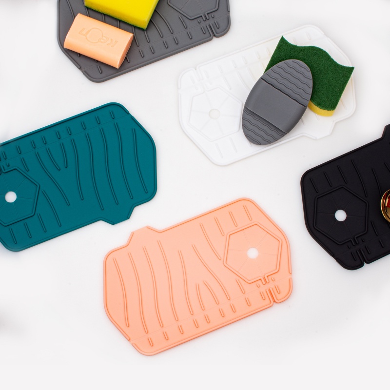 Thảm Silicone Hai Mặt Gắn Vòi Nước Bồn Rửa Chén Tiện Dụng