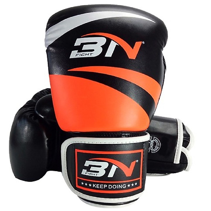 Găng tay boxing đấm bốc + đích đấm boxing đấm bốc - Combo Găng Tay Đấm Bốc + Đích Đỡ Bàn Tay BN chính hãng BN FIGHT