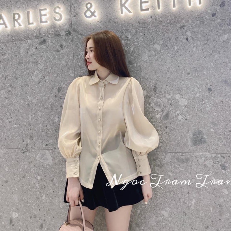 SƠ MI CỔ SEN TAY BỒNG | BigBuy360 - bigbuy360.vn