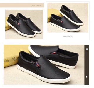 Giày lười slipon Levo da trơn