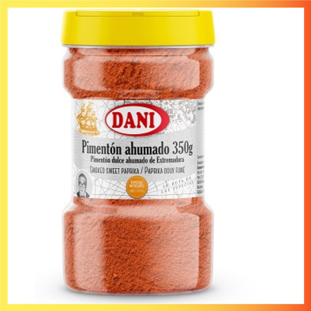 Hàng Nhập Khẩu Bột ớt paprika xông khói ( smoked ) hiệu Dani Tây Ban Nha 350gr