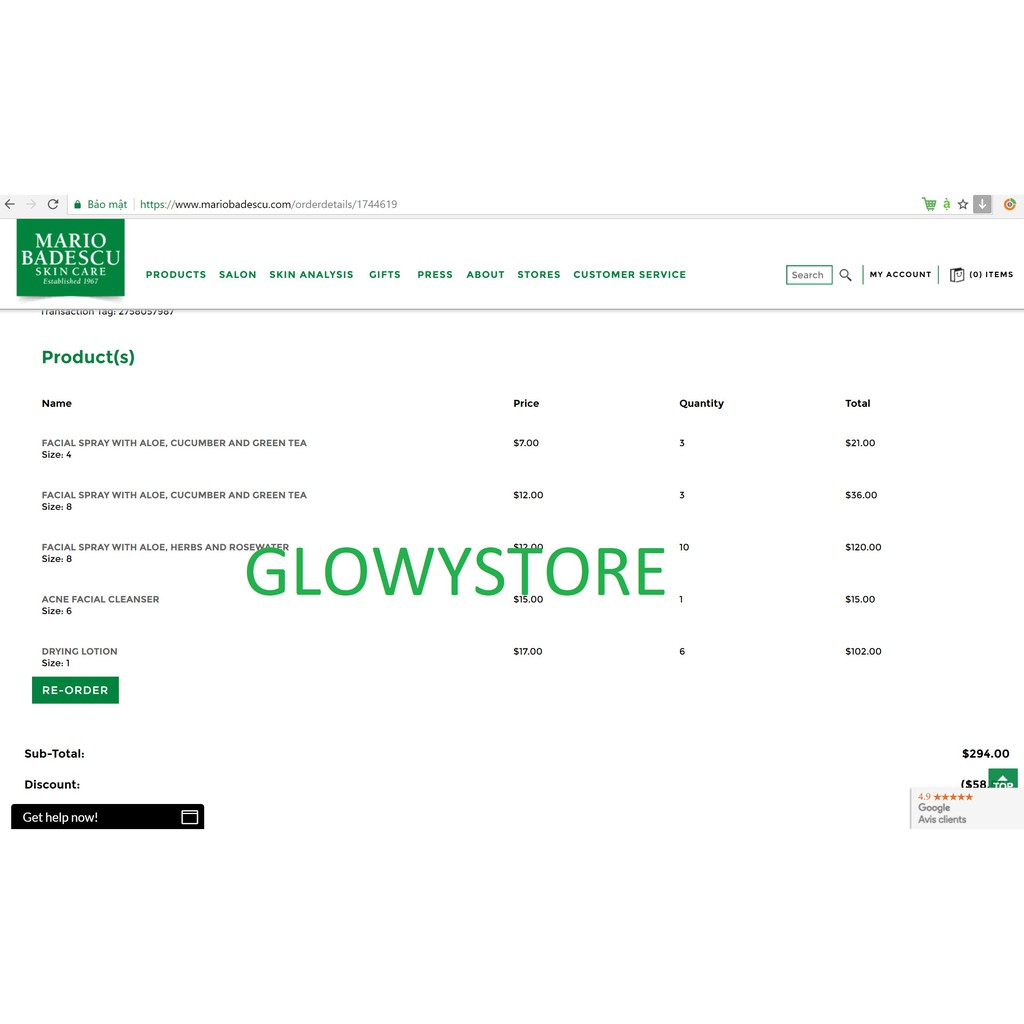 Xịt dưỡng Mario Badescu Aloe, herbs & rose water | BigBuy360 - bigbuy360.vn