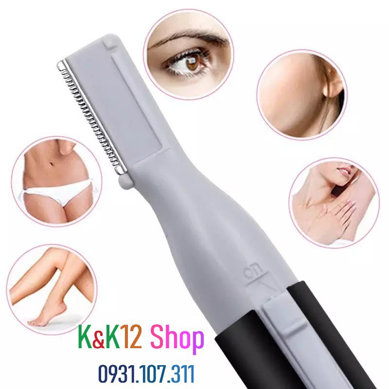 [ Siêu rẻ] Máy Tỉa Chân Mày, Tỉa Lông, Cạo Lông Mặt Skysuper Groomer Đa Năng