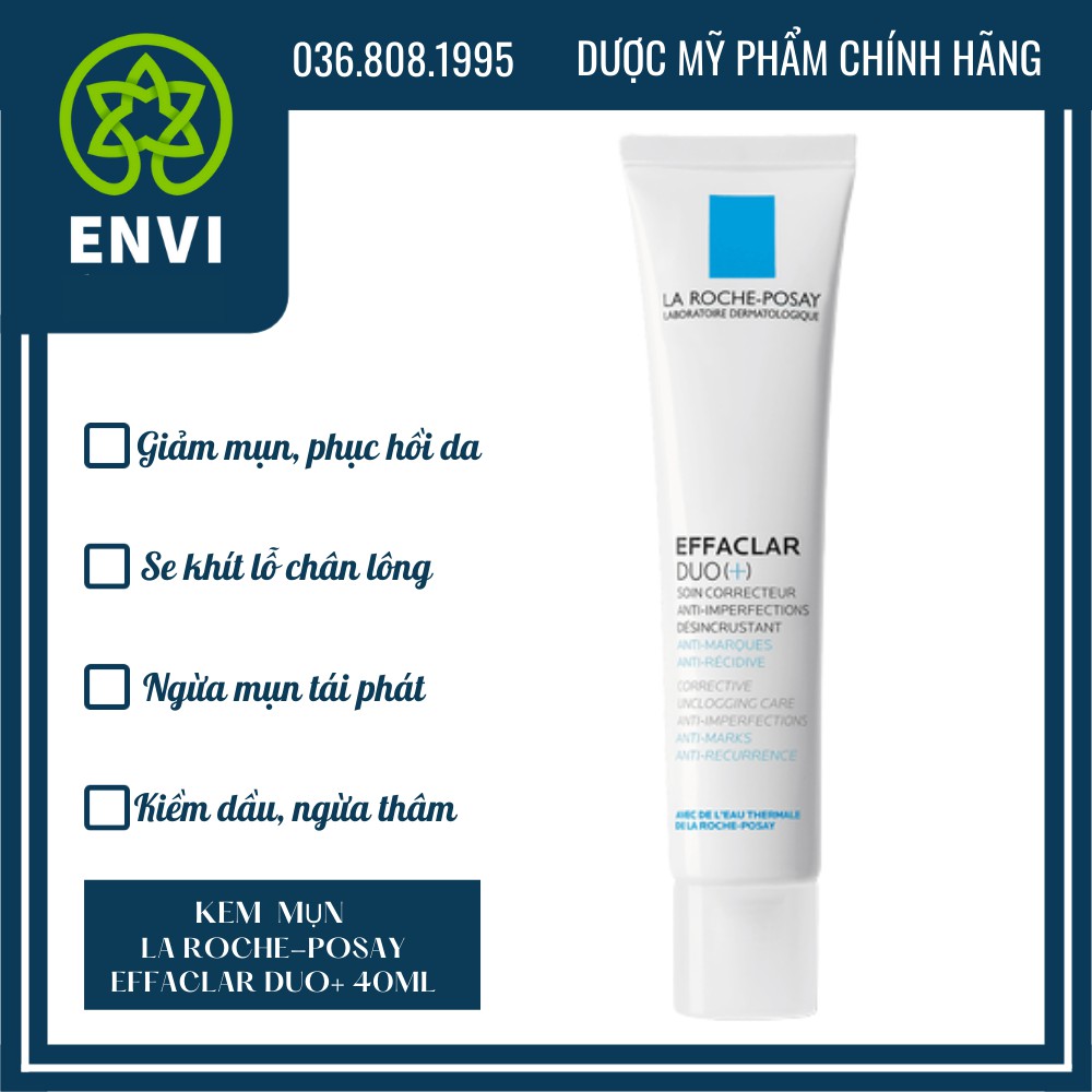 Kem mụn La Roche-Posay Effaclar Duo+ 40ml