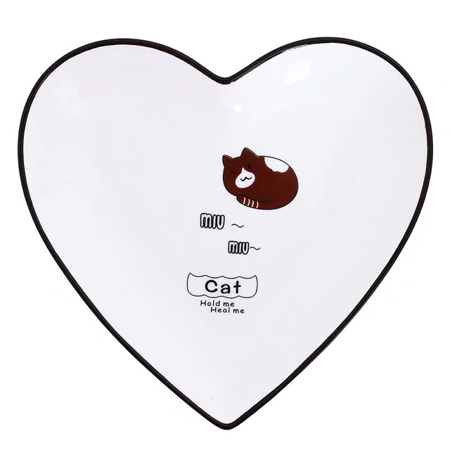 BỘ ĐĨA HÌNH TRÁI TIM CUTE 4 CÁI