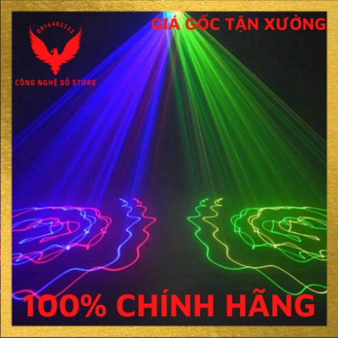 (Hàng có sẵn) Đèn nháy laser theo nhạc thông minh karaoke ,bar