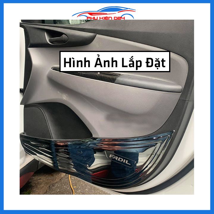 Bộ ốp tapli Fadil Fadil 2019-2023 vân Titan chống xước va đập khi mở cửa và làm đẹp xe