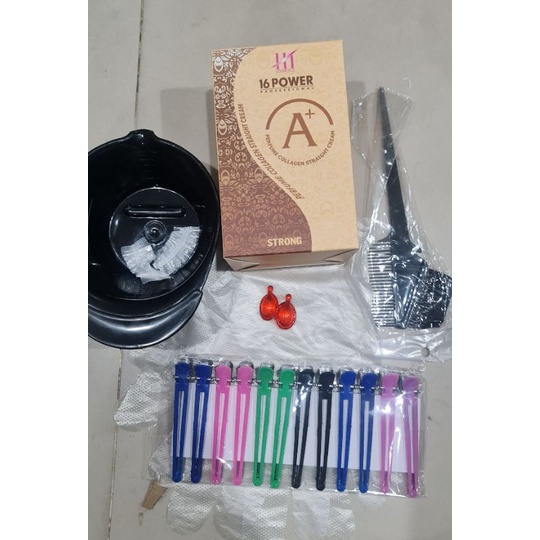 Thuốc duỗi tóc nhỏ tại nhà 16 power cao cấp chất lượng tốt  Chính Hãng  ép siêu thẳng bóng kem thơm ít hôi bảo vệ tóc.