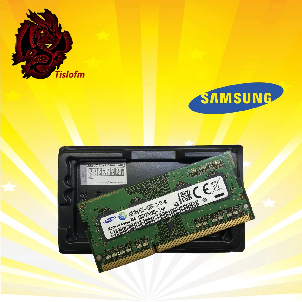 Ram 4Gb laptop PC3L / DDR3L bus 1600