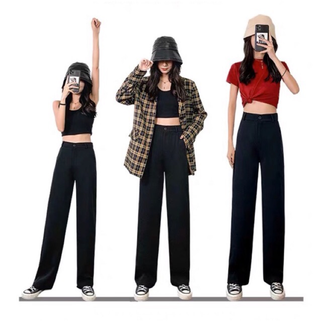 Quần Vải Ống Suông Chất Đẹp sẵn