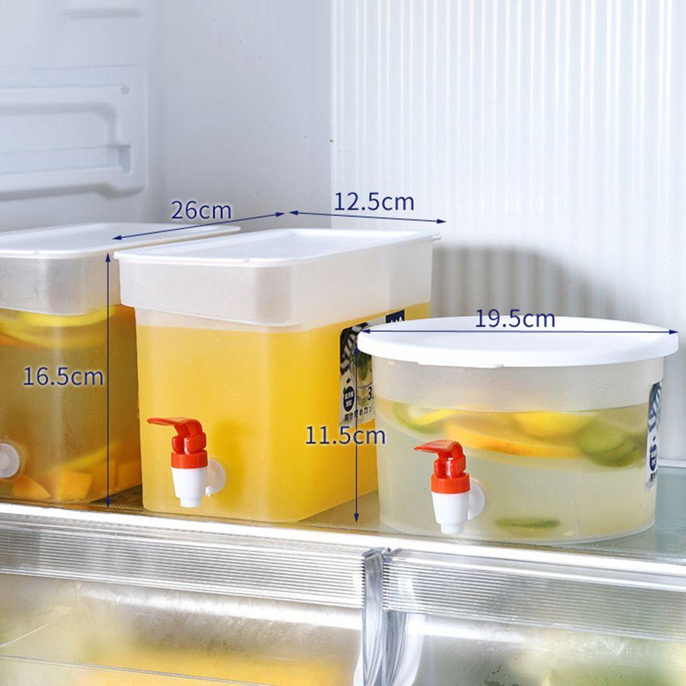 Bình Đựng Nước Lạnh Có Vòi Rót Bằng PP Kín Và Sức Chứa Lớn Dùng Trong Tủ Lạnh Mùa Hè