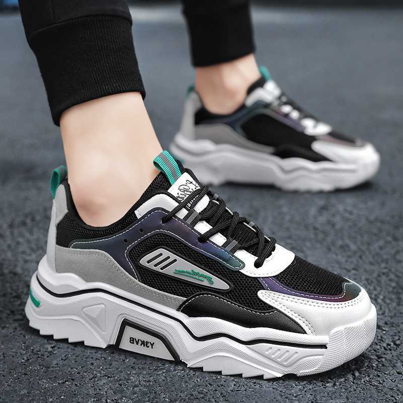 Giày sneaker nam tăng chiều cao Lbiites Phản Quang sắc Màu hottrend