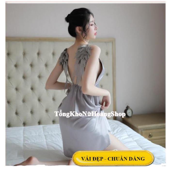 [ Chất Đẹp - Form Chuẩn]Váy ngủ lụa satin đẹp sang B1020 - đầm ngủ cao cấp | BigBuy360 - bigbuy360.vn