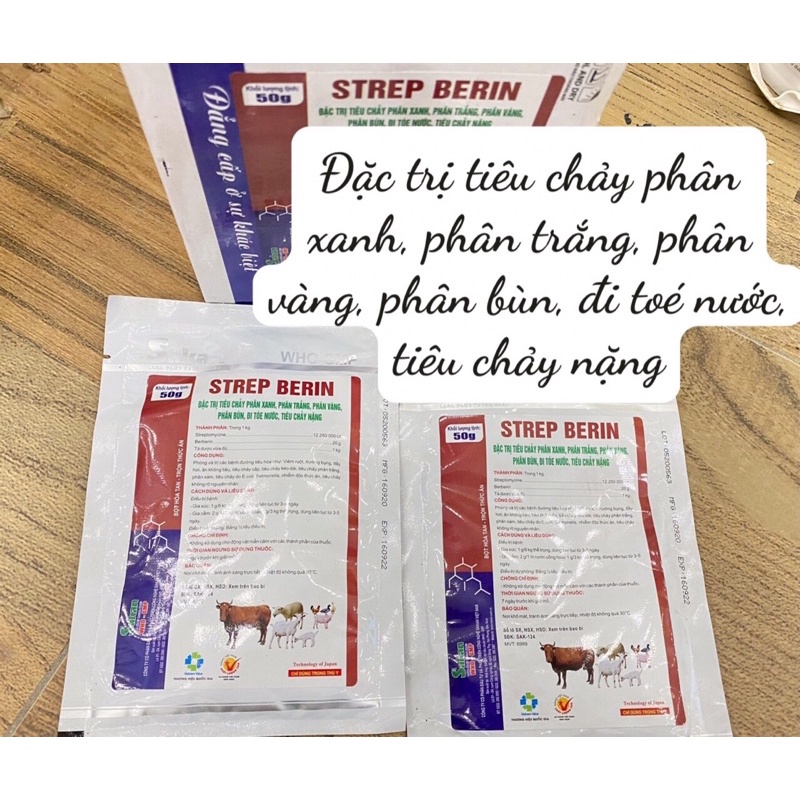 1 gói STEP BERIN dùng cho trâu bò lợn gà