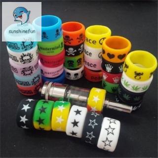Set 5 Nhẫn Silicon Phong Cách Rock Cá Tính