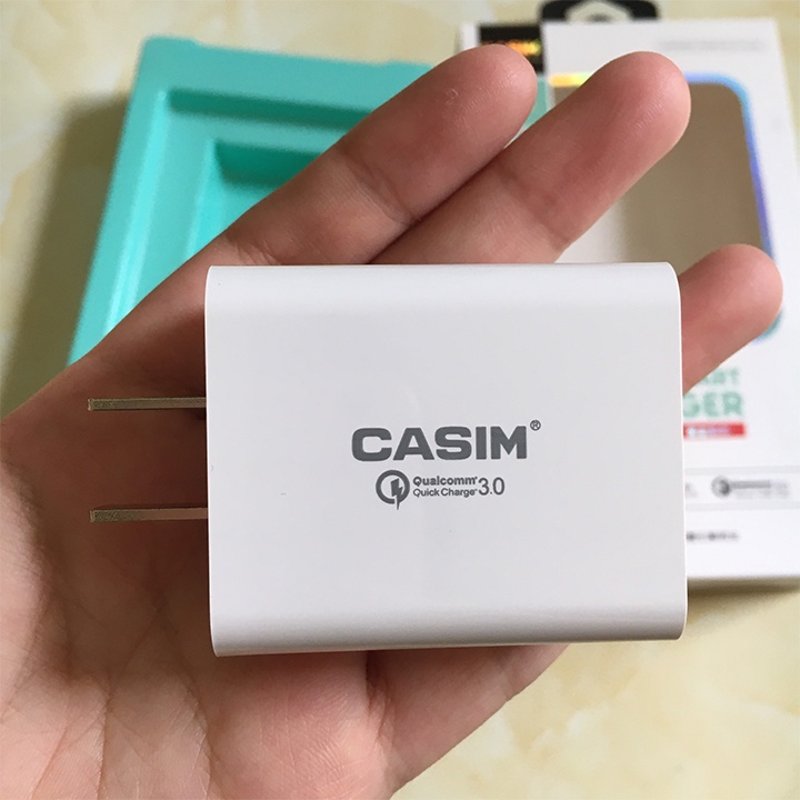 Củ cốc Sạc Nhanh 18W CASIM S-Q35 Tương thích Nhiều thiết bị - Hàng chính hãng - Bảo hành 10 năm Mario Case
