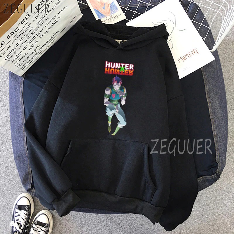Áo nỉ hoodie có mũ Hunter X Hunter Hisoka Hình Xăm Đánh Dấu Nữ Khoác Hoodie Nữ Nam in hình anime