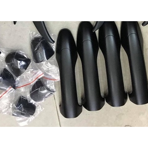 Ốp Tay Nắm, Hõm Cửa nhựa đen Xe Toyota Fortuner 2017- 2021 Hàng Cao Cấp