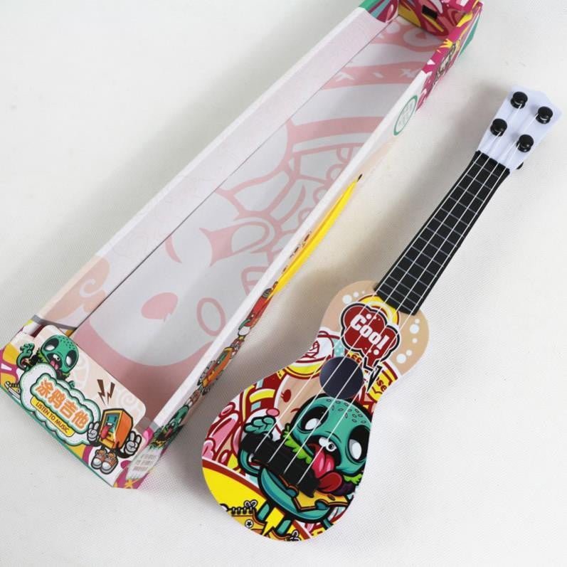 Đàn ukulele mini, đàn guitar mini cho bé tặng kèm vỏ đựng GD286