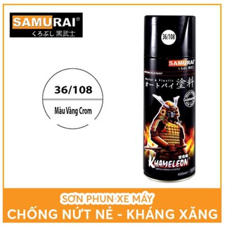 Sơn samurai kurobushi màu vàng crom tiêu chuẩn