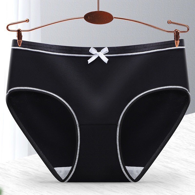 { Mua 10 Tặng 1 } Quần lót cotton nữ gân tăm đính nơ KHÁNG KHUẨN | BigBuy360 - bigbuy360.vn