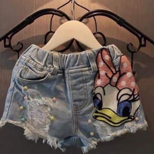 Short jean cho bé gái