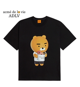 Áo Thun Ngắn Tay In Hình Con Gấu Dễ Thương Cho Nam Và Nữ
