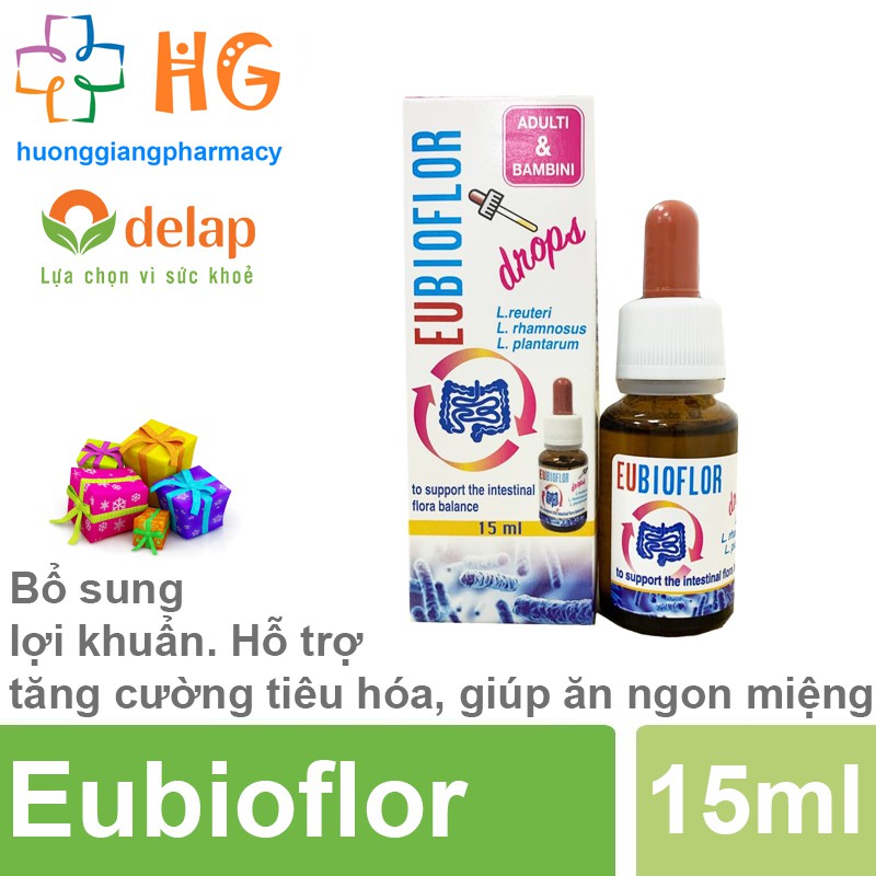 Men Vi Sinh Eubioflor - Hỗ trợ tăng cường tiêu hóa, giúp ăn ngon miệng, giảm rối loạn tiêu hóa, tiêu chảy, chướng bụng