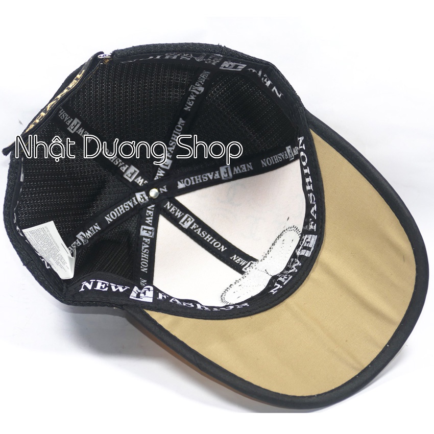 Nón kết xịn Cha.ne.nl  - Chất liệu vải kaki cao cấp phù hợp cho cả nam và nữ với logo chữ nổi bật