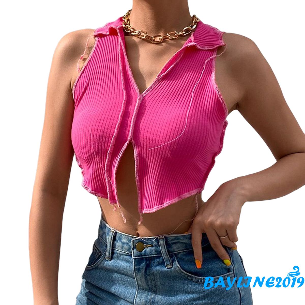 Áo Lửng Hai Dây Màu Trơn Gợi Cảm Cho Nữ | BigBuy360 - bigbuy360.vn