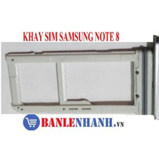 KHAY SIM SAMSUNG NOTE 8 MÀU BẠC