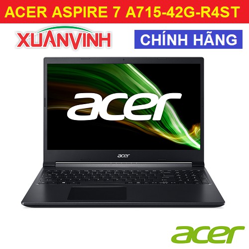 Laptop ACER ASPIRE 7 A715-42G-R4ST R5-5500U 8GB 256GB SSD GTX 1650 4GB 15.6&quot; FHD WIN10 (New 100% Chính Hãng)
