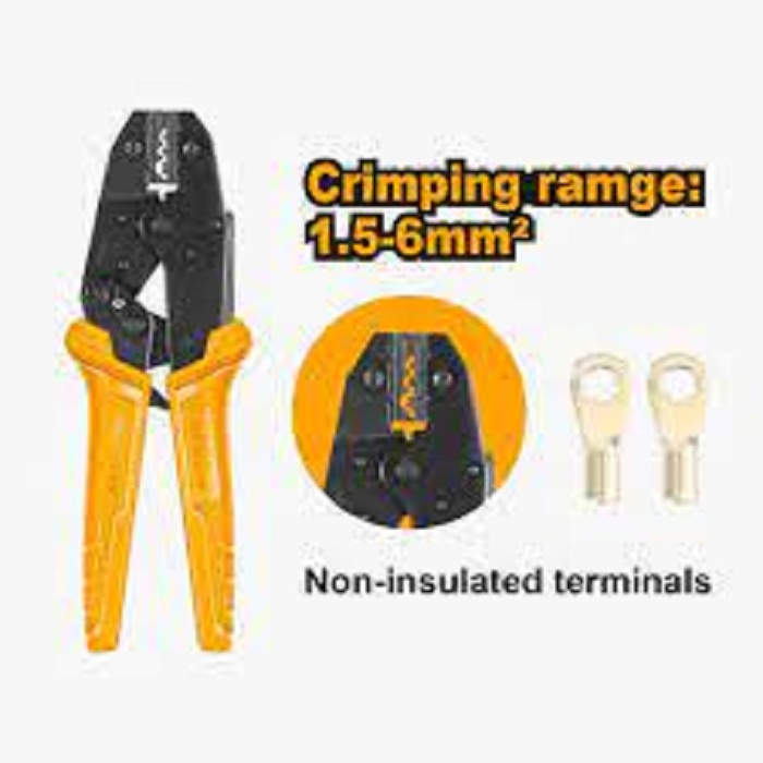 Kềm bấm cos dây điện 15-6mm2 HRCPL1506 INGCO (Cam kết Chính Hãng 100%)
