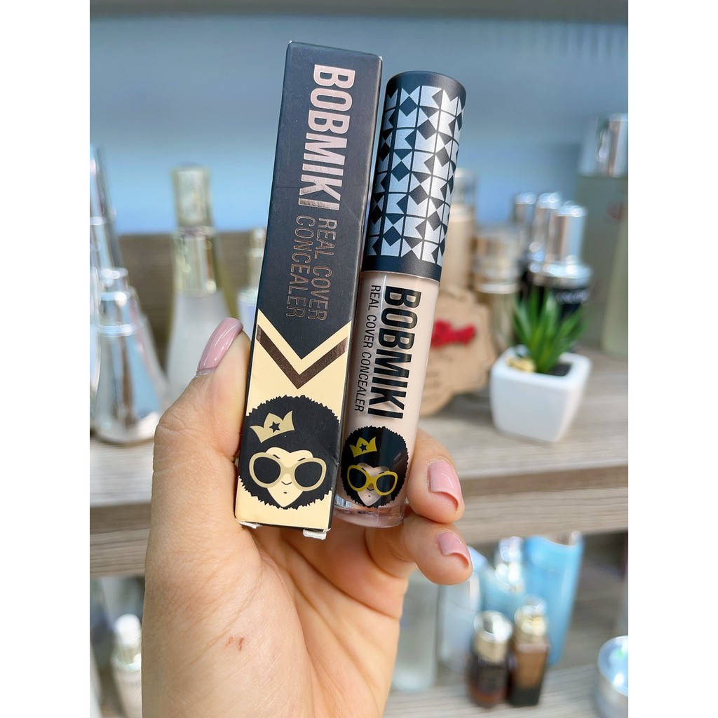 CHE KHUYẾT ĐIỂM BOBMIKI REAL COVER CONCEALER tone 21 SPF30, PA++ (sp iu thích của phù thuỷ makeup PONY) | BigBuy360 - bigbuy360.vn