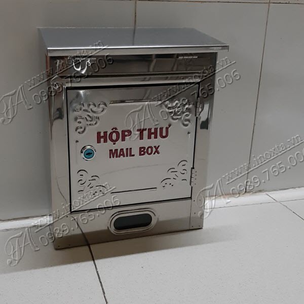 Hộp thư inox , thùng đựng thư inox, thùng thư báo lớn