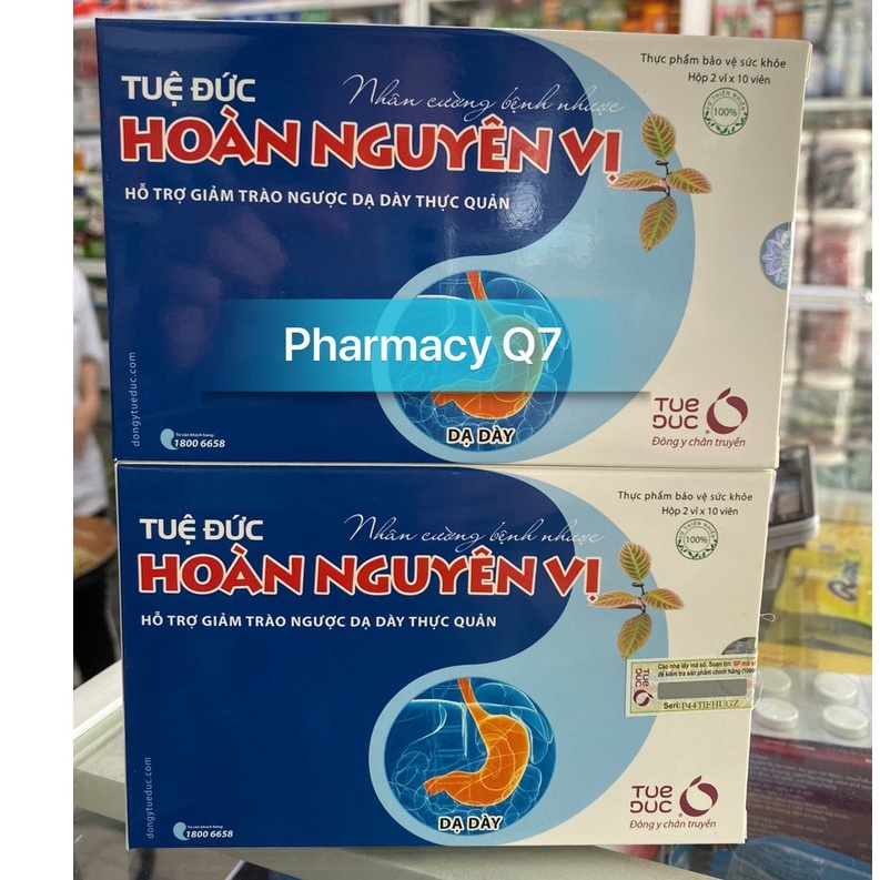 Tuệ Đức Hoàn Nguyên Vị 20V - Hỗ Trợ Giảm Trào Ngược Dạ Dày Tá Tràng, HOAN NGUYEN VI PHARMACY Q7